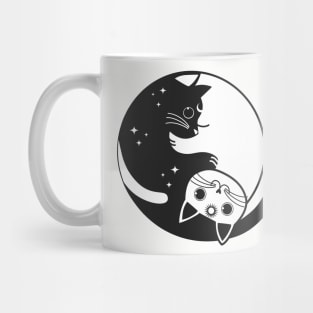 Yin Yang Cats Mug